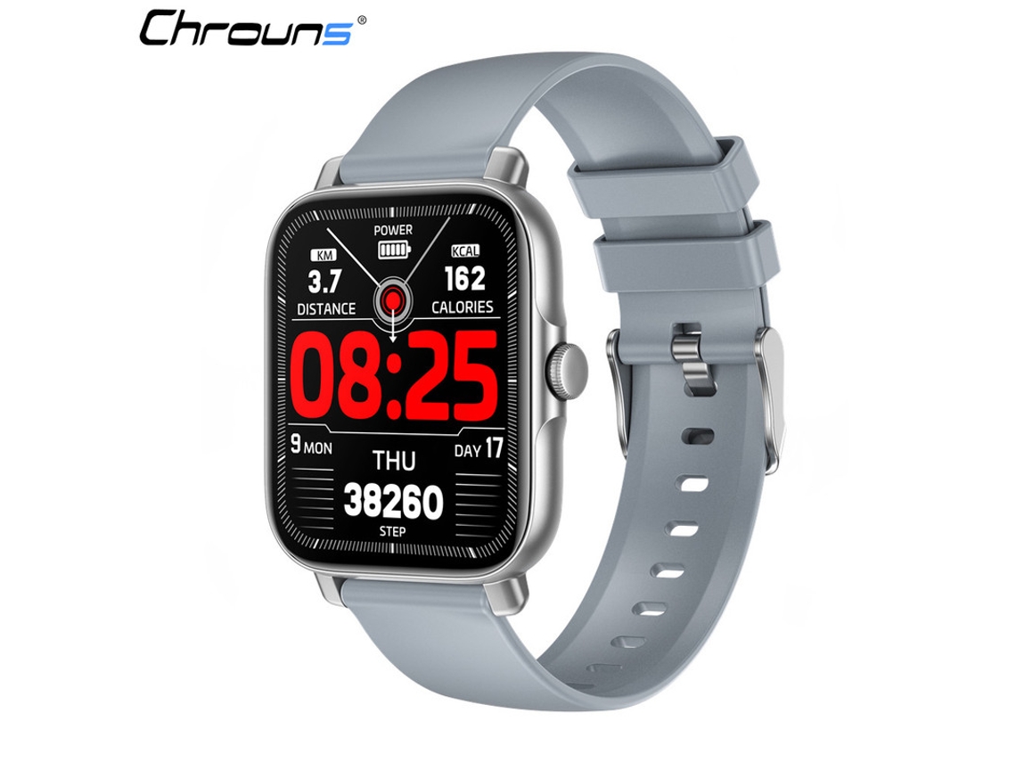 Smartwatch YIZHOOD TE577 Bluetooth Llamada Frecuencia cardíaca y presión arterial Monitoreo de salud deportiva Plata