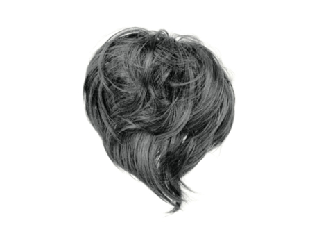 Extensão de rabo de cavalo de coque de cabelo sintético natural Negro
