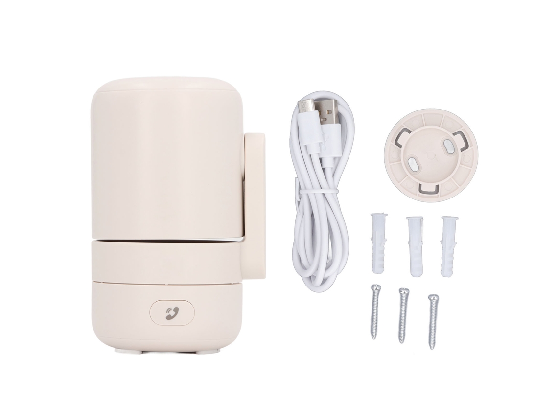Cámara De Seguridad Wifi De 360 Grados Con Alarma De Movimiento Y Sonido, Monitoreo Inteligente Del Hogar, 5v