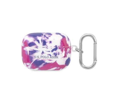 U.S POLO Funda para Airpods Pro Palm Silicona antichoque Multicolor
