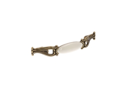Tirador Para Mueble De Zamac Y Porcelana Distancia Entre Centros 96mm Lote De 25 Tiradores Antiguos Florence