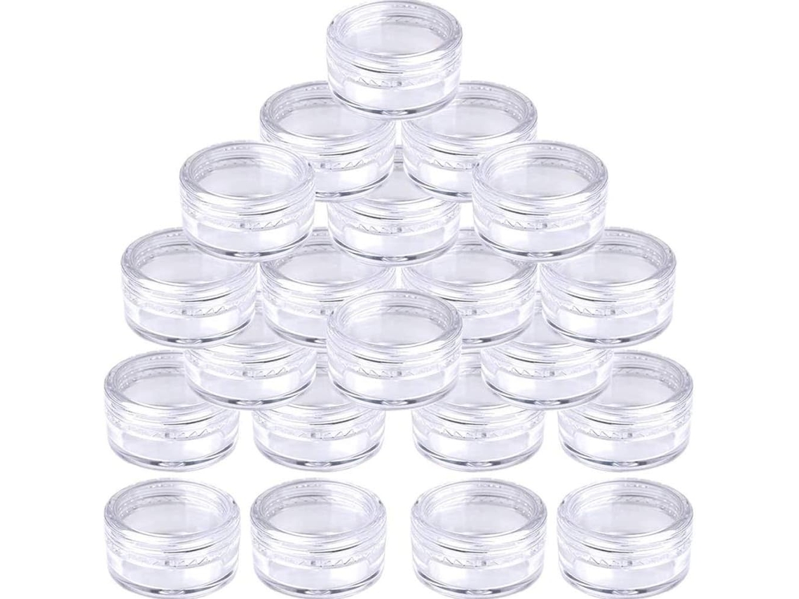 50 tarros de cosméticos SFUSHOS vacíos