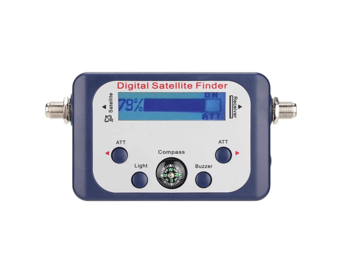 Buscador Digital De Señal Satelital Sf-95dr Con Zumbador Y Brújula Para Acampar 950-2150mhz