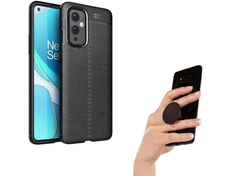 Carcasa y Popsocket Oneplus 9 Rugged Leather