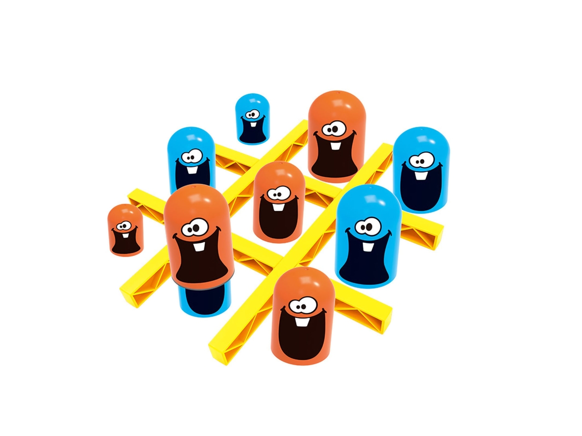 Dan26-juego De Mesa Big Eat Small Interesante Práctico De Plástico Para Hogar Y Oficina Blue Orange 5777‑26