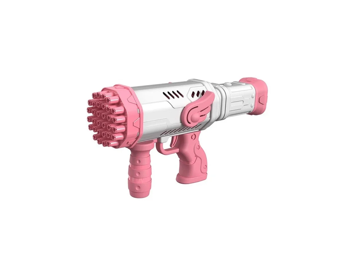 Pistola eléctrica de pompas de jabón GOEIK Rosa (Edad Mínima Recomendada: 3 anos)