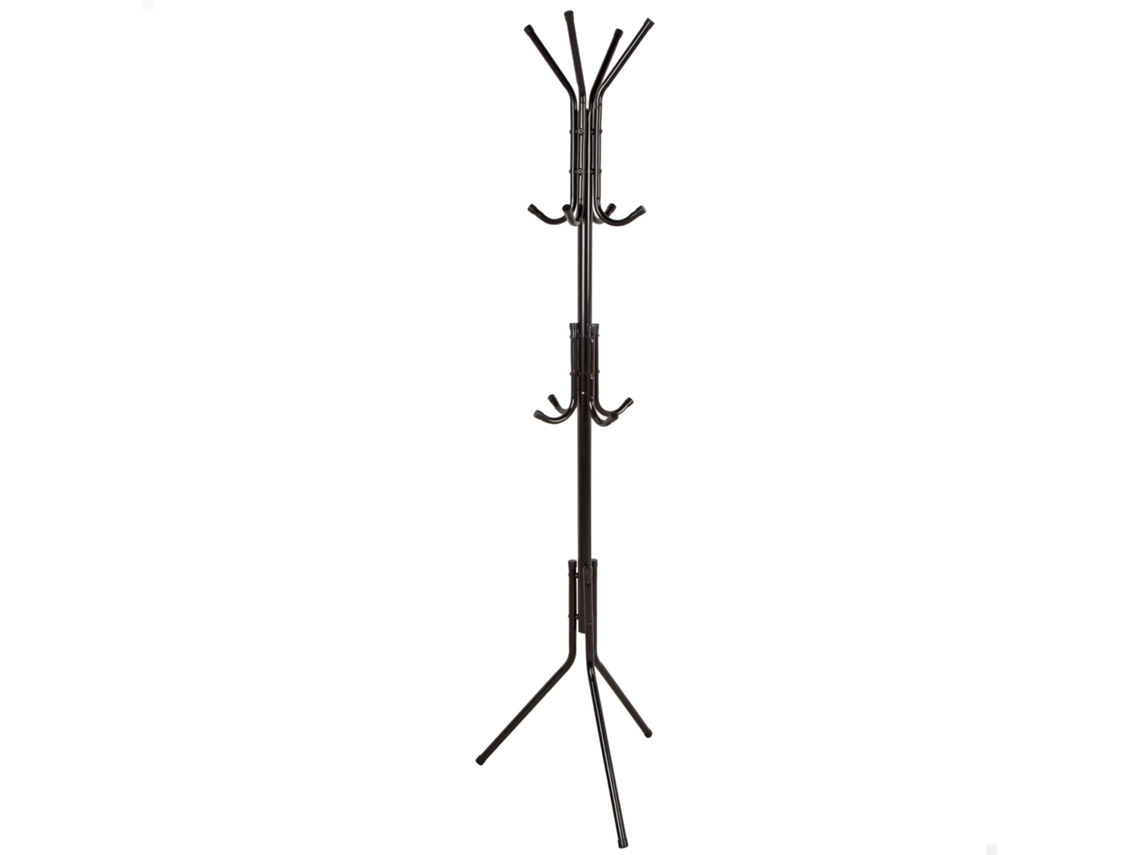 Perchero de pared Max Home de metal de 45 x 40 x 170 cm con 12 colgadores
