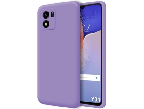 Carcasa para Vivo Y01 TUMUNDOSMARTPHONE Silicona Líquida Morado