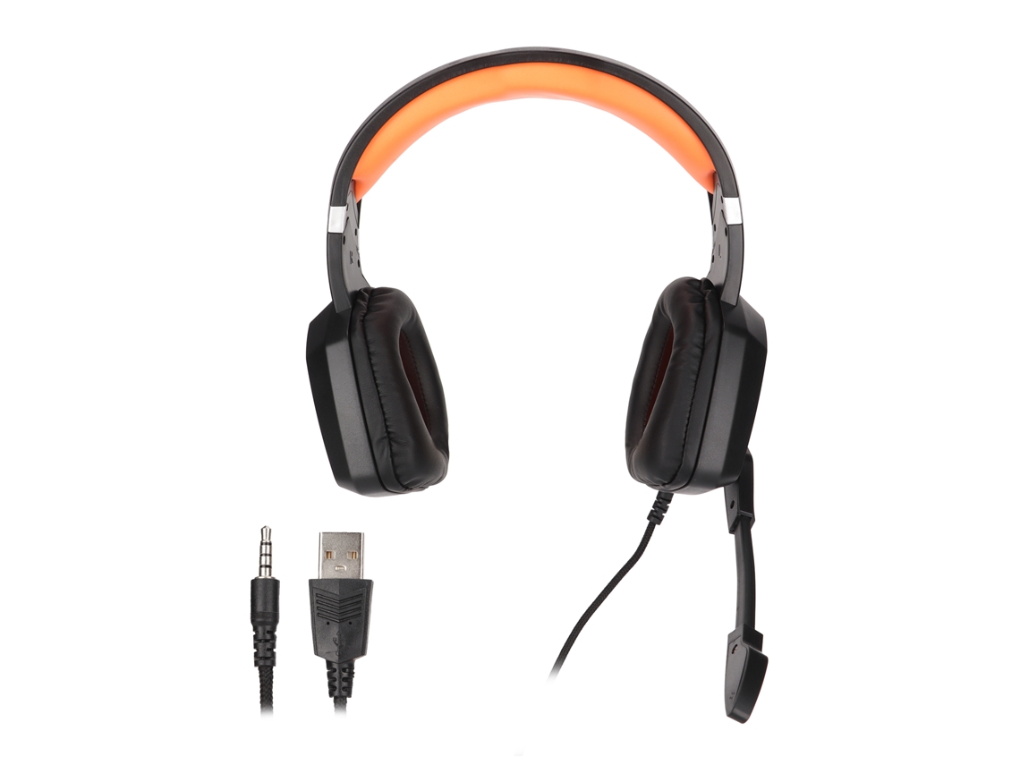 Fone De Ouvido Gaming Estéreo Over Ear Com Controle De Volume E Rgb Dinâmico Para Ps4 Switch Xbox