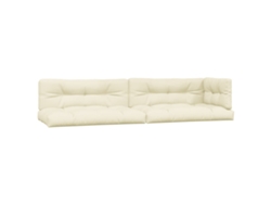 Conjunto 5 Cojín VIDAXL Crema Tela