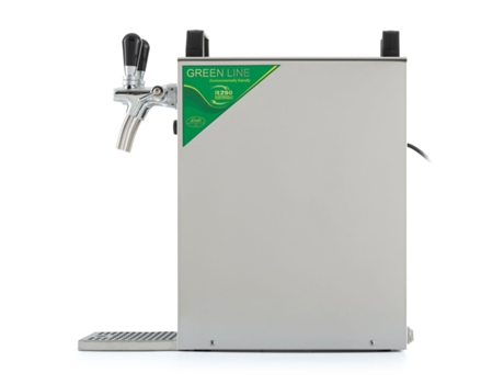 Kit completo: Dispensador de cerveza Kontakt 40 enfriador en seco de 2 líneas 50 litros/h KEG:Type G KEG2:Type D ICH-ZAPFE
