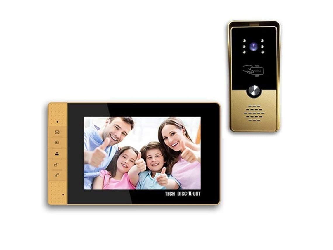 Videoportero Con Cable Lunavo Hd De 7 Pulgadas Con Visión Nocturna - Brilvibera_gsg