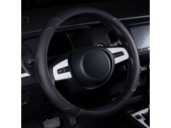 2026altiro-funda Para Volante De Coche, Camión, Suv Y Más, Universal De 15 Pulgadas, Antideslizante, Deportiva Y Suave - Negro Y Naranja