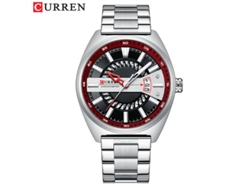 Reloj De Hombre Con Calendario, Correa De Acero, Cuarzo, Estilo Casual De Negocios, Reloj De Pulsera Creativo Para Hombre