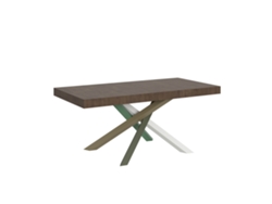 Mesa Extensible 200/460x90 cm Volantis Nogal Patas Multicolor 4/a Itamoby