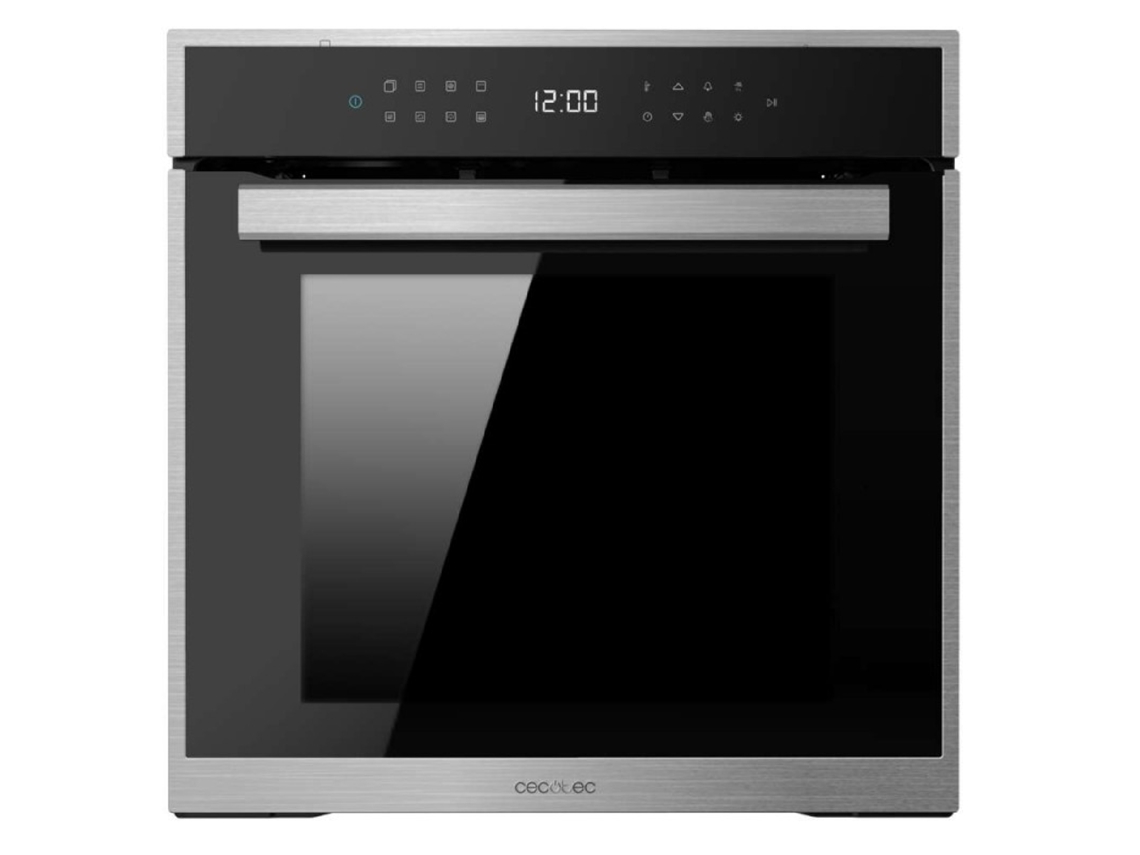 Cecotec Horno Integrable Pirolítico 60cm Bolero Hexa P506000 Edge A+. 3400w, 81l De Capacidad, 11 Funciones Con Airfryer Master
