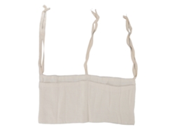 Bolsa De Almacenamiento Colgante Para Cuna, 2 Bolsillos, Con Cinturón Ajustable, Color Beige.
