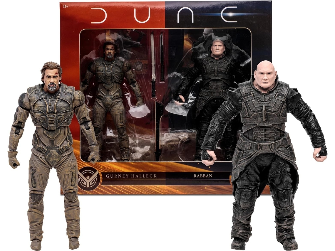 Figuras Gurney Halleck y Rabban Dune Parte 2 18 cm