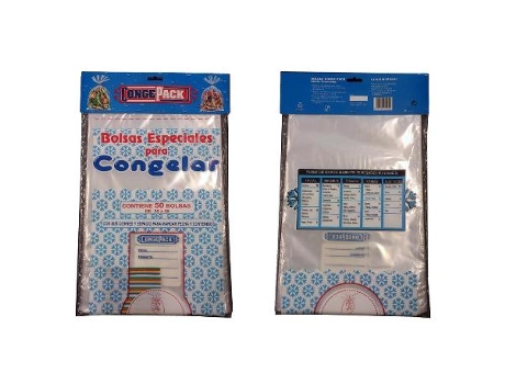 Bolsa congelar congepack mediana 25x35 g 150 pq 50 und bco402