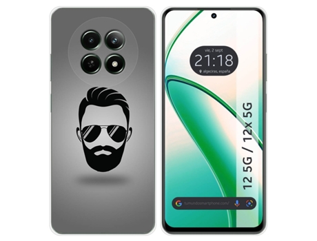 Funda Diseño Barba para Realme 12 5G 12X 5G TUMUNDOSMARTPHONE Silicona Multicolor