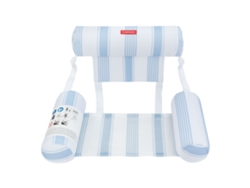 Flamingueo Sillón Hinchable Piscina Pvc Con Rejilla Azul