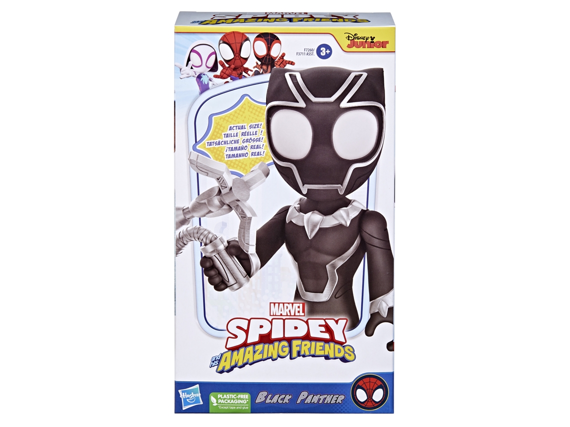 Figura de Acción SPIDEY AND HIS AMAZING FRIENDS Saf Supersized Hero Black Panther Marvel