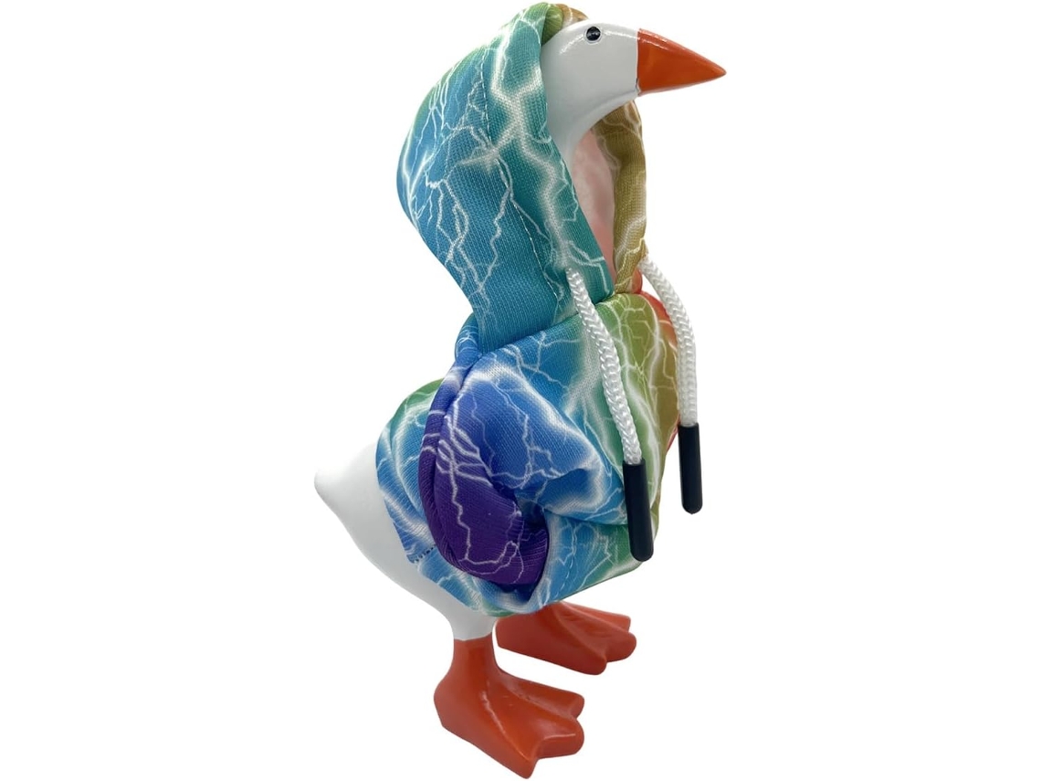Figura De Ganso En Miniatura De 17,8 Cm (7 Pulgadas), Disfraz De Cosplay, Ropa Lavable A Mano Para Decoración.
