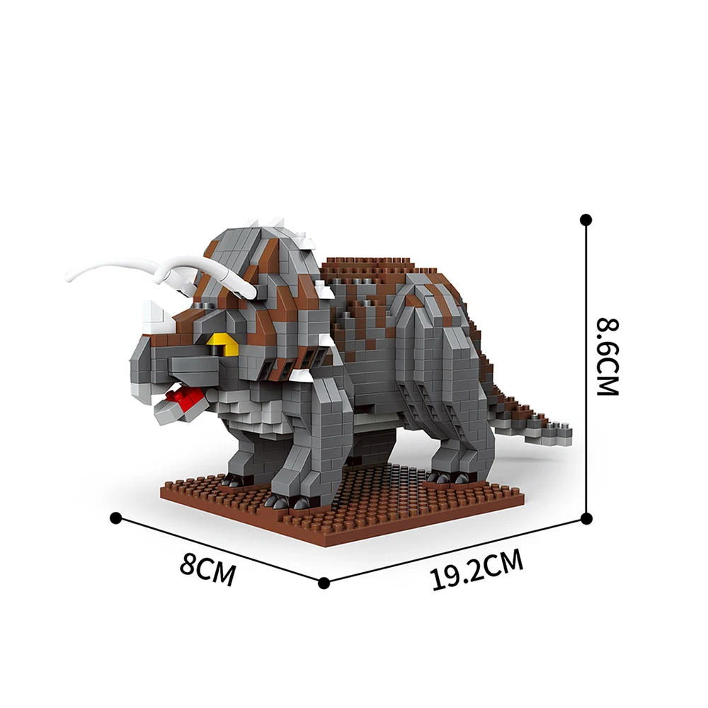 Modelos De Dinosaurios Que Se Pueden Ensamblar, Juguetes De Rompecabezas De Bloques De Construcción En Miniatura.