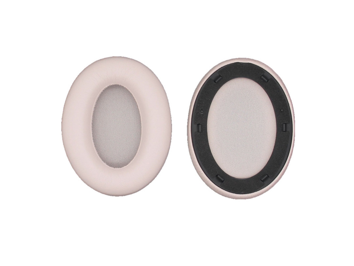 Almohadillas de repuesto Szsmart para auriculares Edifier MT6, de piel sintética, color rosa (paquete de 2)