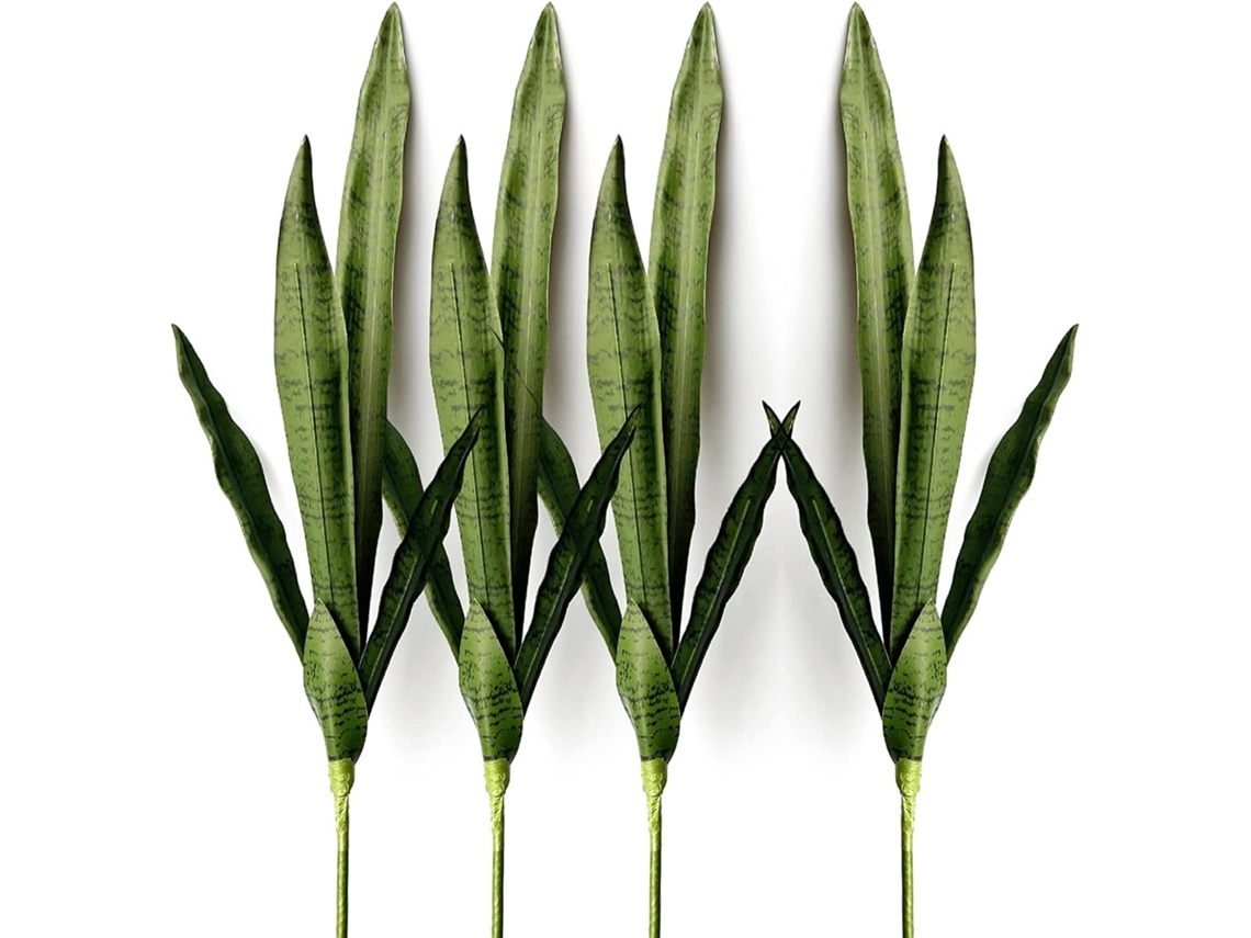 Decoración Para El Hogar Y El Jardín Con Plantas De Serpiente Artificiales, Sansevieria Falsa De Agave De 76 Cm Con Uso Decorativo Versátil, Materiale