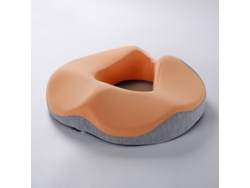 Almofada De Assento Em Espuma Viscoelástica Eifson Para Cadeiras De Escritório (cinza Claro Com Laranja)