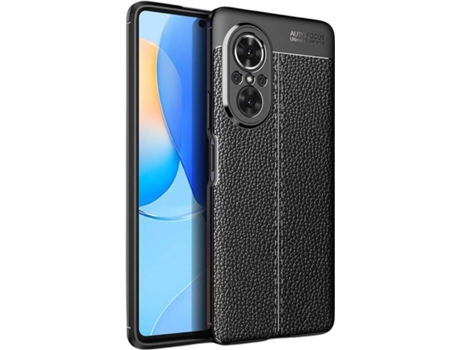 Carcasa Huawei Nova 9 SE Rugged Leather Negro