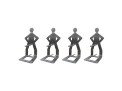 4 piezas de accesorios divertidos para barbacoa, soporte para salchichas, soporte para salchichas, Good Rosewell