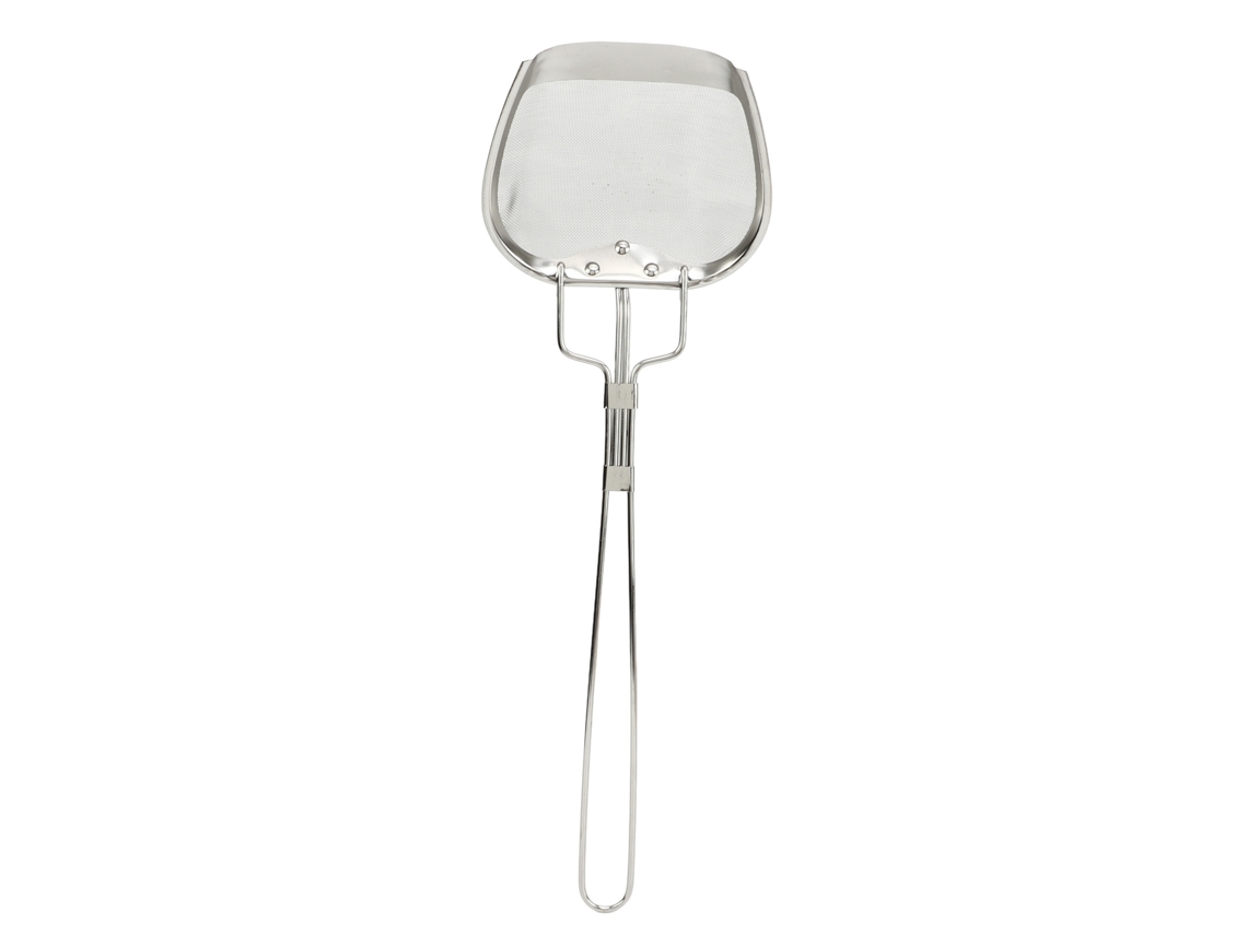 Colador De Malla Fina De 0,02 Pulgadas, Acero Inoxidable 304 Con Mango Largo Para Cocina Y Filtro De Grasa.