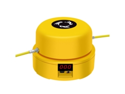 Máquina De Saltar A La Comba Motorizada Con Mando A Distancia Ajustable, 1-10 Velocidades, Color Amarillo.