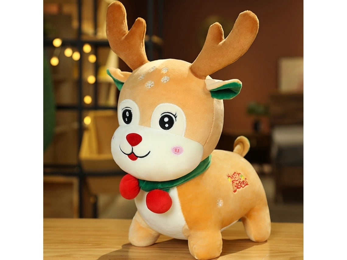 Peluche Navideño, Decoración Navideña Para El Hogar, 40 Cm, Ergonómico, Para Uso Diario.