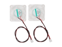 2 Ventiladores De Refrigeración Led Para Impresora 3d 4010 V6 Hotend De 12 V Con Rodamiento Hidráulico