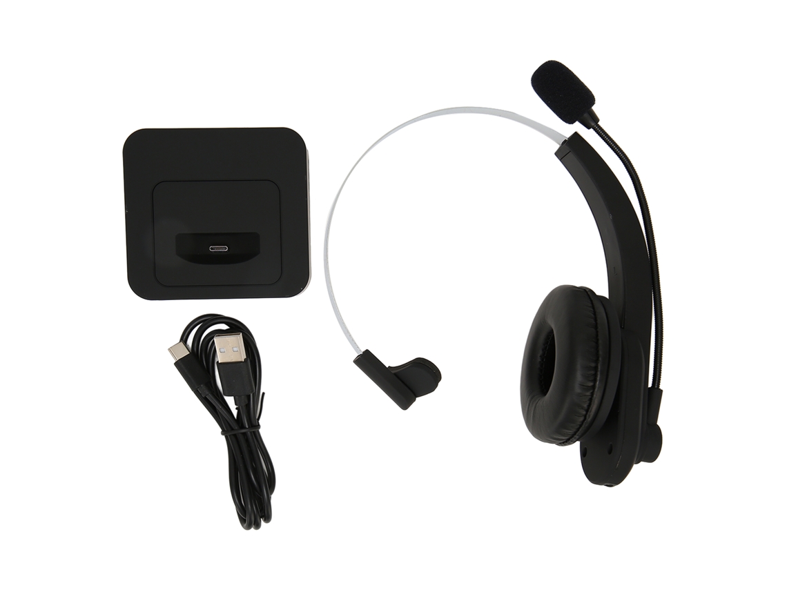 Fone De Ouvido Bluetooth 5.0 Com Microfone Anti-ruído Sem Fio Para Negócios Com Transmissor Usb