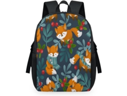 Mochila Tropicallife Berry Fox Para Niños Niñas Hombres Mujeres Divertida Mochila Multiusos Forma Zorro Esc