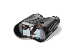 Gafas de visión nocturna 4K, binoculares de visión nocturna HD de pantalla grande de 3,2 pulgadas, visión nocturna por infrarrojos con zoom digital 8X, binoculares de visión CHRONUS