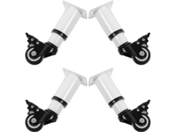 Patas Ruedas Ajustables Muebles Metal Giratorias Altura