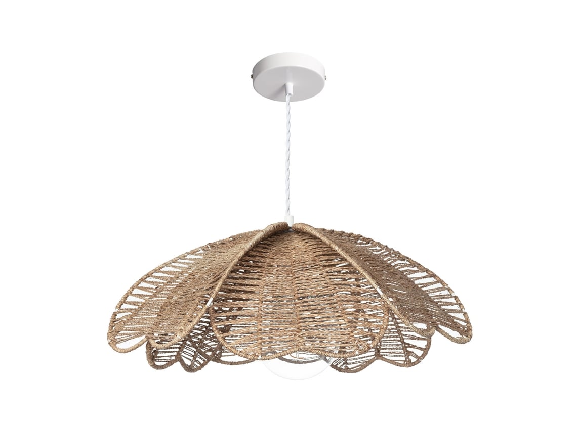 LEDKIA Candeeiro Suspenso Cuerda Giay Blanco