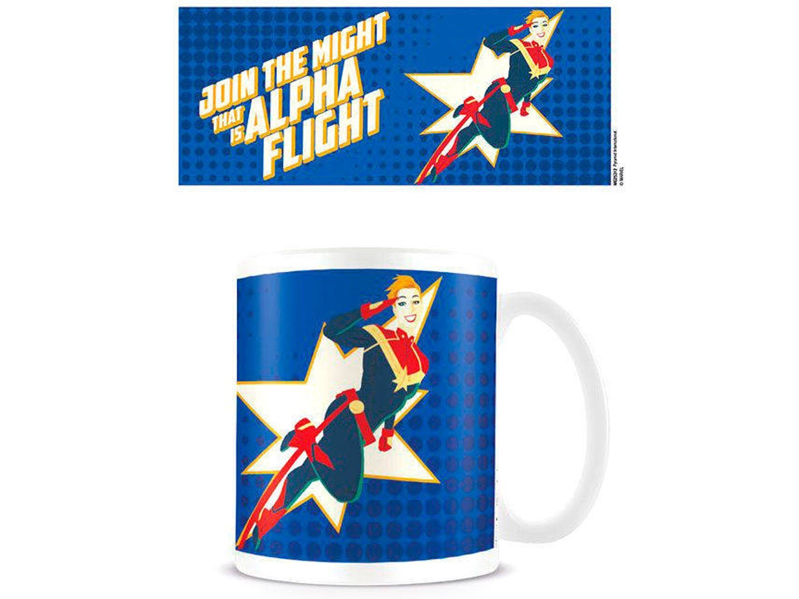 Taza PYRAMID Join the Alpha Flight Capitana Marvel