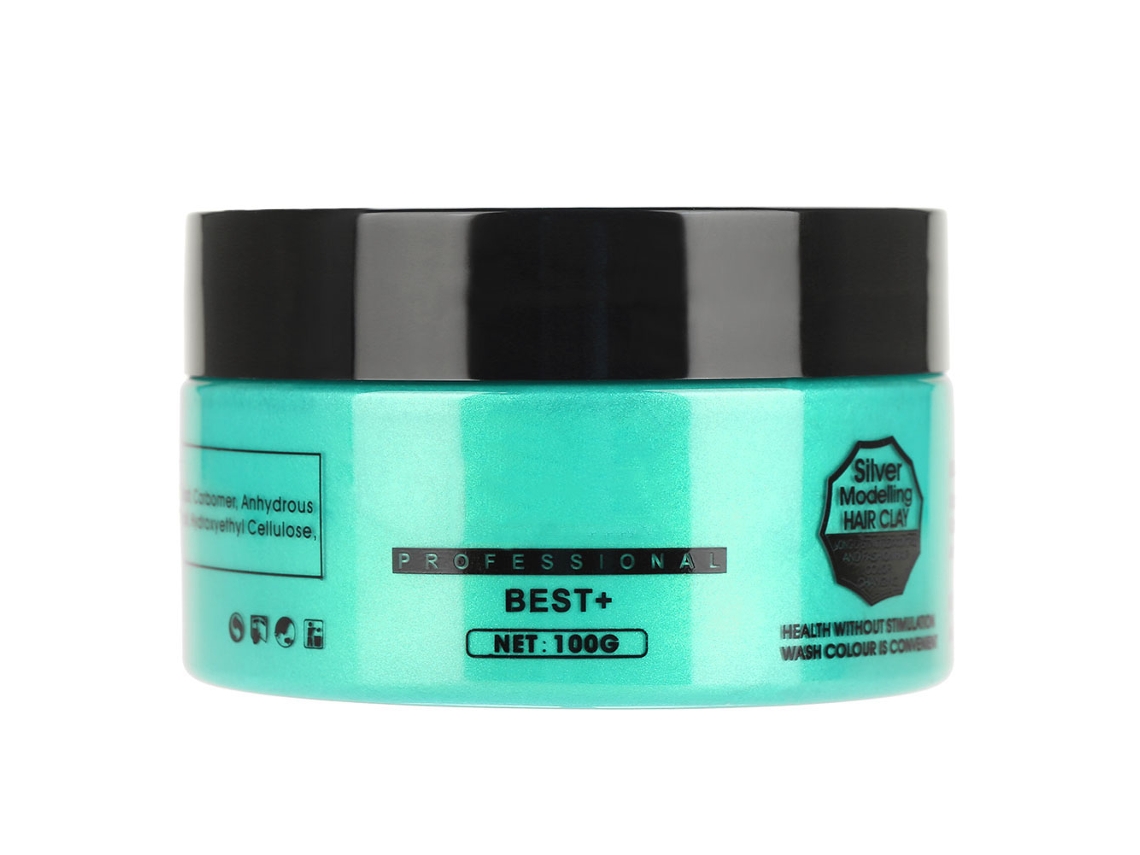 Cera De Coloración Para Cabello Styling Modeling Crema Peinado Natural Para Hombres Mujeres (verde)
