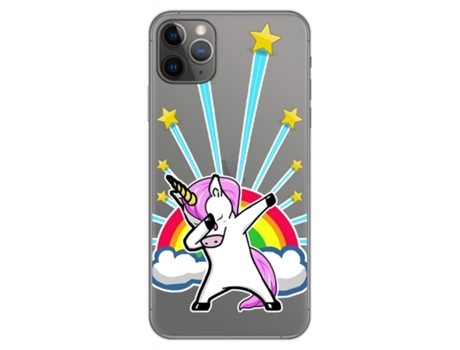 Carcasa iPhone 11 Pro Max (6.5) TUMUNDOSMARTPHONE Dibujos Transparente Multicolor