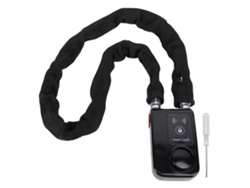 Candado De Cadena Antirrobo Inteligente Con Control Por Aplicación Bluetooth, Resistente Al Agua, Para Bicicletas Y Motocicletas Eléctricas, Color Negro.