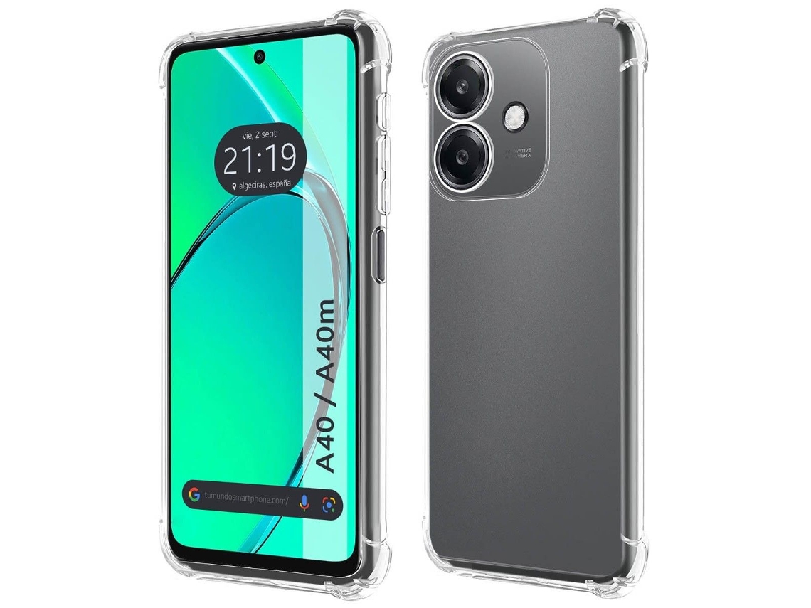 Funda para Oppo A40 / A40M TUMUNDOSMARTPHONE Silicona Transparente