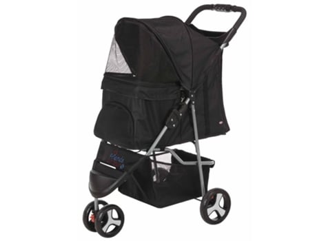 TRIXIE Cochecito plegable para perros y gatos negro 28958