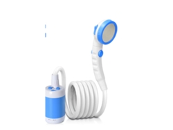 Ducha portátil para exteriores, ducha eléctrica recargable a batería para acampar, senderismo, dormitorio, uso doméstico, Sis