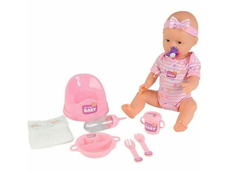 Muñeco Bebé con Accesorios Drinks Pee